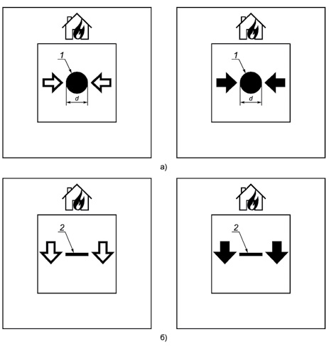 а) приводной элемент выполнен в виде кнопки; б) приводной элемент выполнен в виде рычага