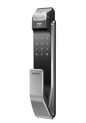 Биометрический дверной замок Samsung SHS-P718 во встроенным считывателем карт 13.56MHz