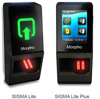 Биометрические считыватели отпечатков пальцев Sigma Lite и Sigma Lite+